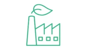 Eco factory icon
