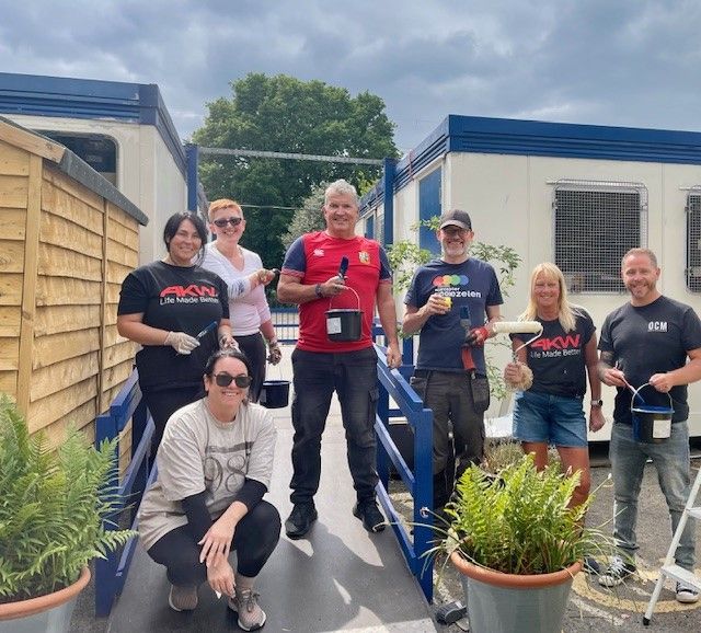 Painting team