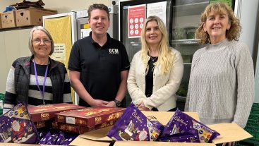 Pershore Community Cupboard thanks OCM for its continued Christmas support